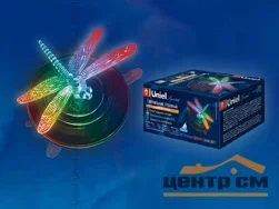 Фигурка садовая Uniel USL-S-106/PT075 Magic dragonfly на солнечной батарее