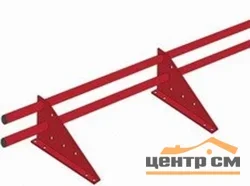 Снегозадержатель трубчатый Optima на 2-х опорах PE, L=1 м RAL **