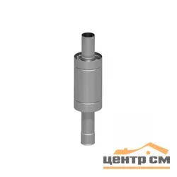 Теплообменник на трубе для банной печи 12л, D115 (сталь AISI 439)