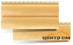Сайдинг Альтапрофиль Престиж Блок-хаус двухпереломный L=3,1м, H=0.32м (пл=0.992м2) золотистый ВН-02