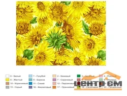 Клеенка ПВХ Колорит на тканевой основе 1,26-1,30х25м 556/0