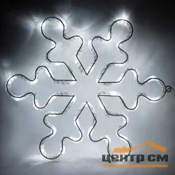 Фигура световая из синтетической нити "Снежинка", 15 LED, 330*330мм, LT053 Feron