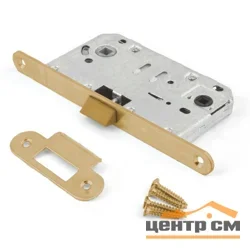 Замок врезной сантехнический BUSSARE 70 мм с пластиковым языком PLAST50/70 ANT.BRONZE/COFFEE античная бронза/кофе