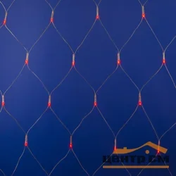 Гирлянда - сеть электрическая с контроллером 240LED, красный, 2.5х2 м, ULD-N2520-240/DTA RED IP20