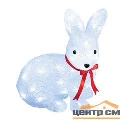 Фигура световая «Зайчик» 40LED, белый, 27*15*32 см, ULD-M2732-040/STA WHITE IP20 RABBIT-1