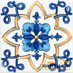 Вставка KERAMA MARAZZI Капри майолика 9,9х9,9 арт.STG\A486\1146