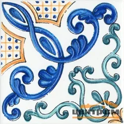 Вставка KERAMA MARAZZI Капри майолика 9,9х9,9 арт.STG\A487\1146