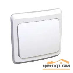 Переключатель одноклавишный СП Этюд 10А бел. Systeme Electric ВС10-004B