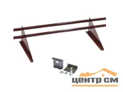 Снегозадержатель трубчатый Optima на 2-х опорах под фальц PE, L=1 м RAL **