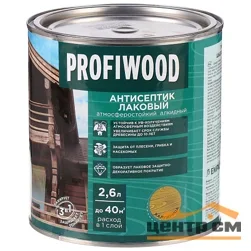 Антисептик EMPILS PROFIWOOD лаковый атмосферостойкий алкидный калужница 2,4 кг