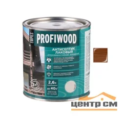 Антисептик EMPILS PROFIWOOD лаковый атмосферостойкий алкидный тик 2,4 кг