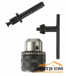 Патрон SDS-plus ключевой с адаптером 13 мм, ПРАКТИКА 1/2"-20UNF, блистер