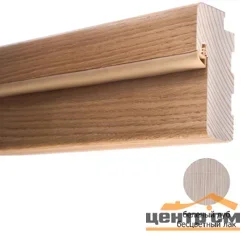 Стойка дверной коробки РУМАКС 70*35*2100 с уплотнителем, шпон беленый дуб