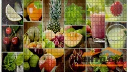 Панель листовая ПВХ «Бюджет» Смузи 957х480 (пленка 0,3мм) Регул
