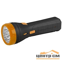 Фонарь ручной Трофи TA12 Акку 4V1Ah, FM-радио + 9xLED, карт*