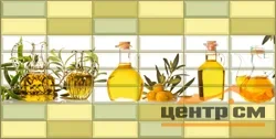 Панель листовая ПВХ «Стандарт» плитка Ароматы масла 957х477 (пленка 0,4мм) Регул