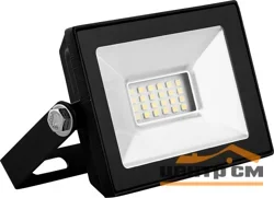Прожектор светодиодный 10W 4000K 230V IP65 900Лм 85х58х29мм черный Китай SAFFIT, SFL90-10
