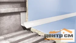 Профиль для плитки CEZAR внутренний 9мм, белый