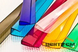 Профиль торцевой (для поликарбоната) UP 10*2100мм (зелёный)