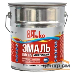 Эмаль ПФ-115 белая 5 кг ВИТЕКО