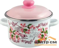 Кастрюля Appetite 6RD181M эмаль 3л Bird