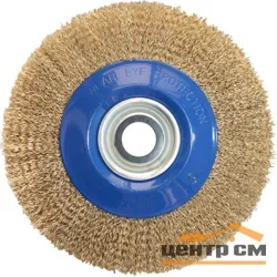 Щетка для точил 175мм мягкая, переходники 1/2", 5/8", 3/4", 7/8", 1", ПРАКТИКА
