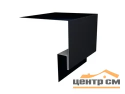 Планка околооконная сложная Сатин RAL **, 0,5мм для софита 250*50*3м.п