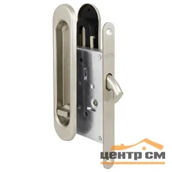 Защелка с ручками Punto (Пунто) для раздвижных дверей Soft LINE SL-011 SN