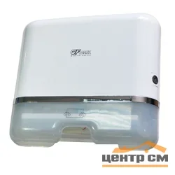 Диспенсер для бумажных полотенец Gfmark на две пачки с ключом, пластиковый, прямой, под Z салфетки, арт.911