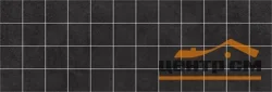 Плитка LAPARET Alabama Декор мозаичный чёрный 20х60 арт.MM60062