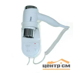 Фен для волос BRIMIX с торцевым креплением, хромированный, 1200W, арт.6830