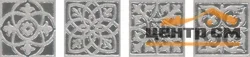Плитка KERAMA MARAZZI Вставка Парнас серый лаппатированный 9,5x9,5x8 арт.HGD\C170\SG1550L