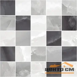 Плитка LAPARET Prime Декор мозаичный серый микс 25х25 арт.MM34040
