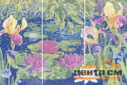Панно KERAMA MARAZZI Сад Моне белый лаппатированное 60x90x9 арт.HGD\A94\3x\11000RL