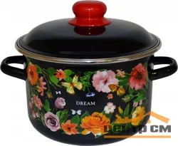 Кастрюля Appetite Dream 1MD181P эмаль 3л