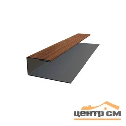 J-профиль Принт Элит Золотой дуб для софита 25*18*3м.п.