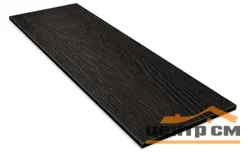Фибросайдинг DECOVER Тёмная ночь (13) (сигнальный черный, RAL 9004) 190*3600*8мм