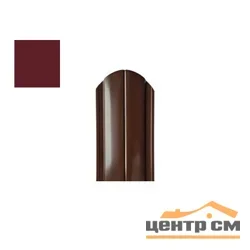 Штакетник металлический STYNERGY полукруглый фигурный 0.45 мм, PE RAL 3005 (красное вино), ширина 118мм, длина 1.2 м.п.