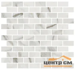 Плитка KERAMA MARAZZI Буонарроти белый мозаичный декор 32x30x11 арт.MM13105