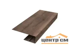 J-профиль Принт Элит White Wood (Беленый Дуб) для софита 25*18*3м.п.