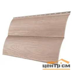 М/сайдинг Блок-Хаус новый (GL) Принт Элит White Wood (Беленый Дуб) толщина 0,45мм, размер 0,361*2.4 м.п.
