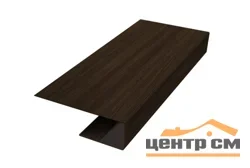 J-профиль Принт Элит Кофейное дерево TwinColor для софита 25*18*3м.п.