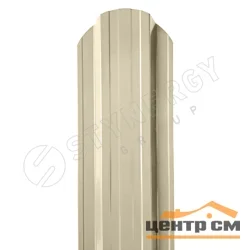 Штакетник металлический STYNERGY П-образный фигурный 0.45 мм, PE RAL 1015 (светлая слоновая кость), ширина 110мм, длина 1.4 м.п.