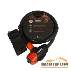 Замок велосипедный с автомат. запиранием Fuaro (Фуаро) PL-12100-KEY (12х1000мм)