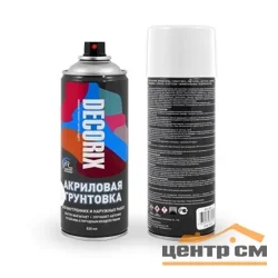 Грунт аэрозольный для пластика Decorix белый 520 мл
