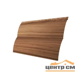 М/сайдинг Блок-Хаус новый (GL) Принт Элит Honey Wood (Медовое дерево) толщина 0,45мм, размер 0,361*6 м.п.