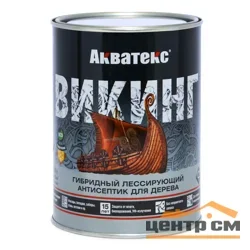 Антисептик лессирующий Акватекс ВИКИНГ для дерева белый 0,75 л