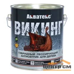 Антисептик лессирующий Акватекс ВИКИНГ для дерева дуб 2,5 л
