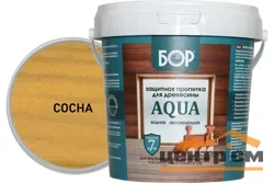 Пропитка защитная БОР AQUA для наружных и внутренних работ СОСНА 0,9кг
