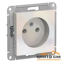 Механизм розетки одноместный СП AtlasDesign 16А IP20 без заземл. жемчуж. ATN000441 Systeme Electric